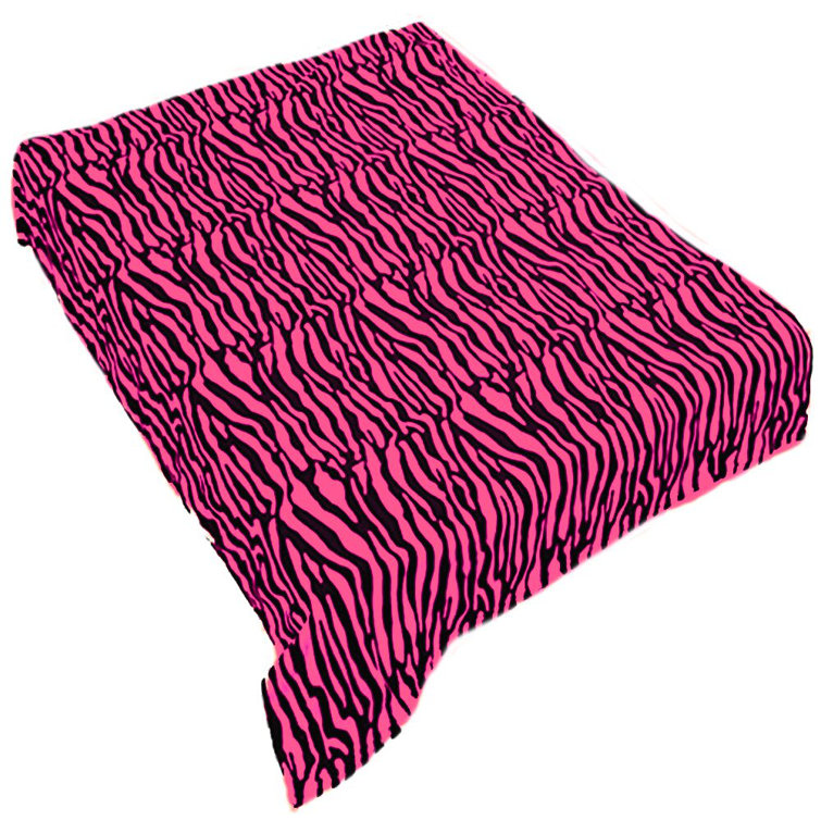 Everly Quinn Luxury Plush Zebra Print Blanket Wayfair Canada